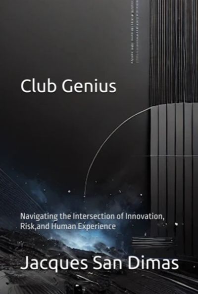 Cover for Club Genius Book, a novel on leadership inefficiencies.