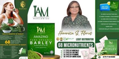 IAM AMAZING BARLEY, HONONICA FLORES, DISTRIBUTOR