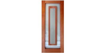 GD-S04
Contemporary glass timber entrance door with a 0 design floating panel