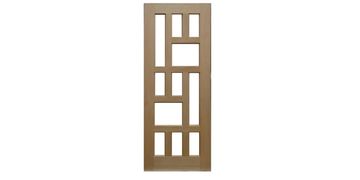 Solid Timber Engineered Door Contemporary Tetris