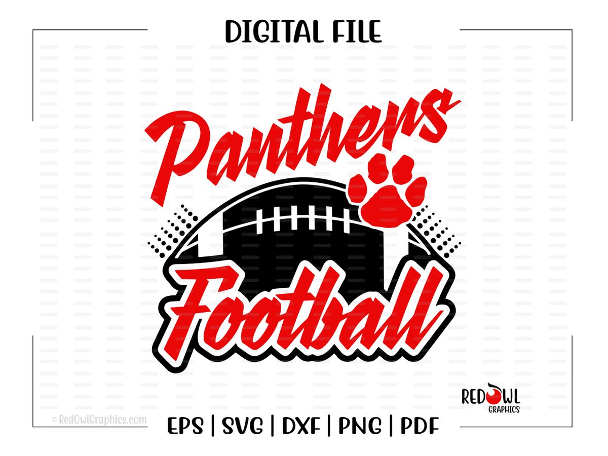 Panther Football svg, Panther Football, svg, dxf, eps, png, pdf