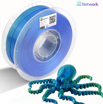 22network PLA Silk Dural  Blue/Green