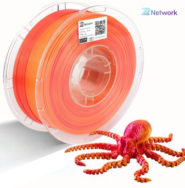 22network PLA Silk Dural Red&Gold