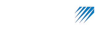Logo with the text 'LINEL' and a stylized blue element on the letter L.