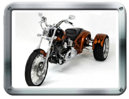 CSC Custom Harley-Davidson Trike kit sold by Pair-a-Dice Trikes