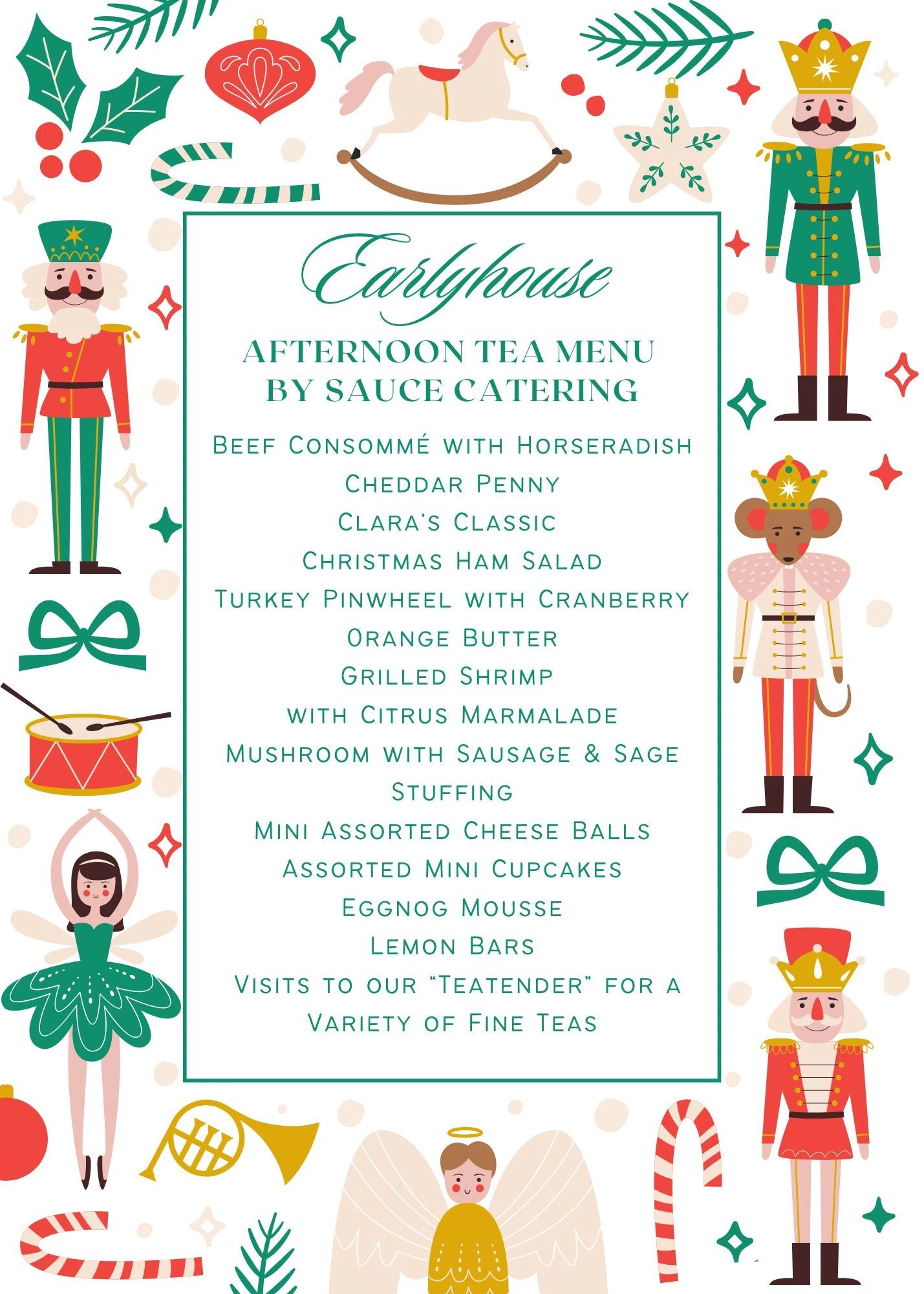 Afternoon Tea Menu