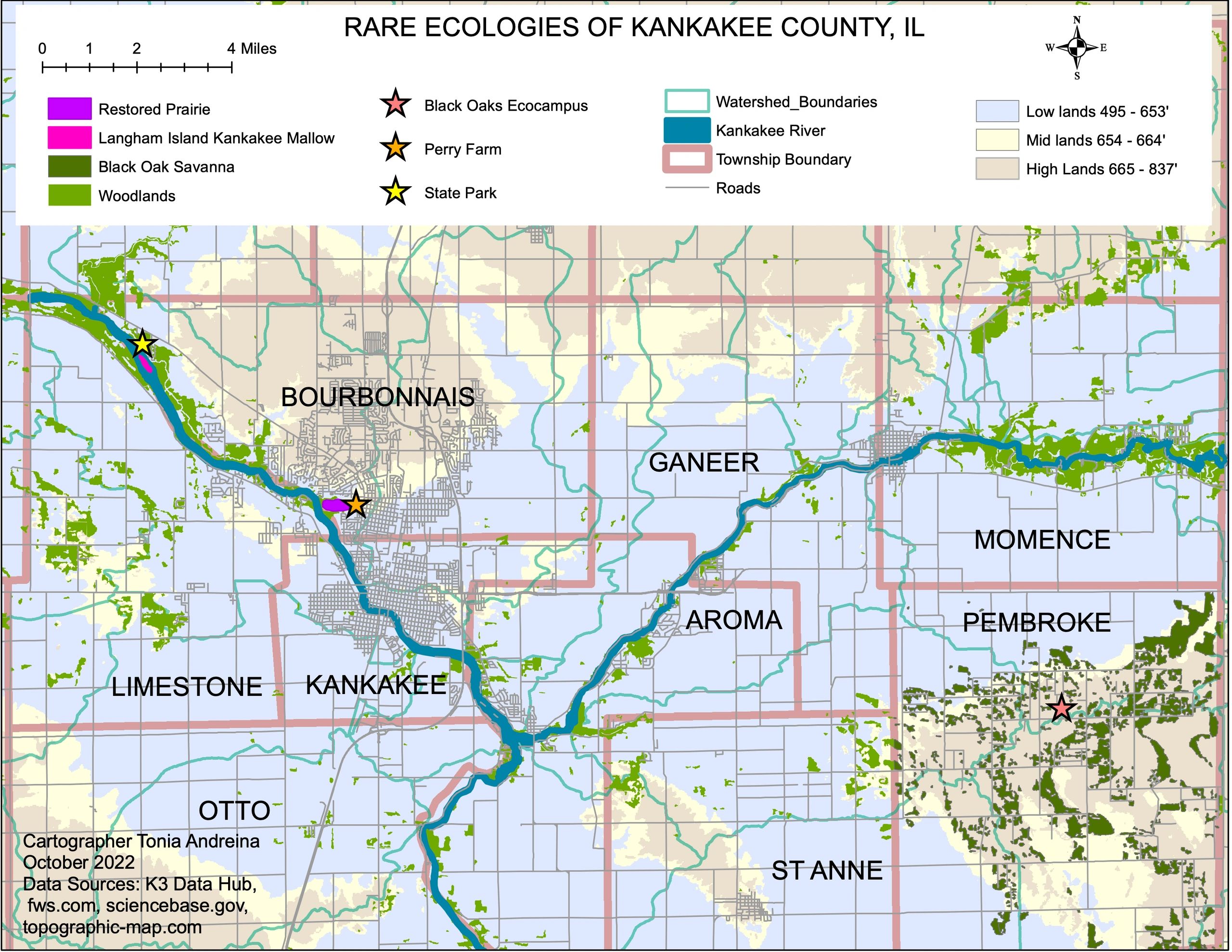 Rare Ecologies of Kankakee County by Tonia Andreina of Earth Mama Design
