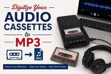 Digitize audio cassettes to MP3 with preservation and sharing benefits.