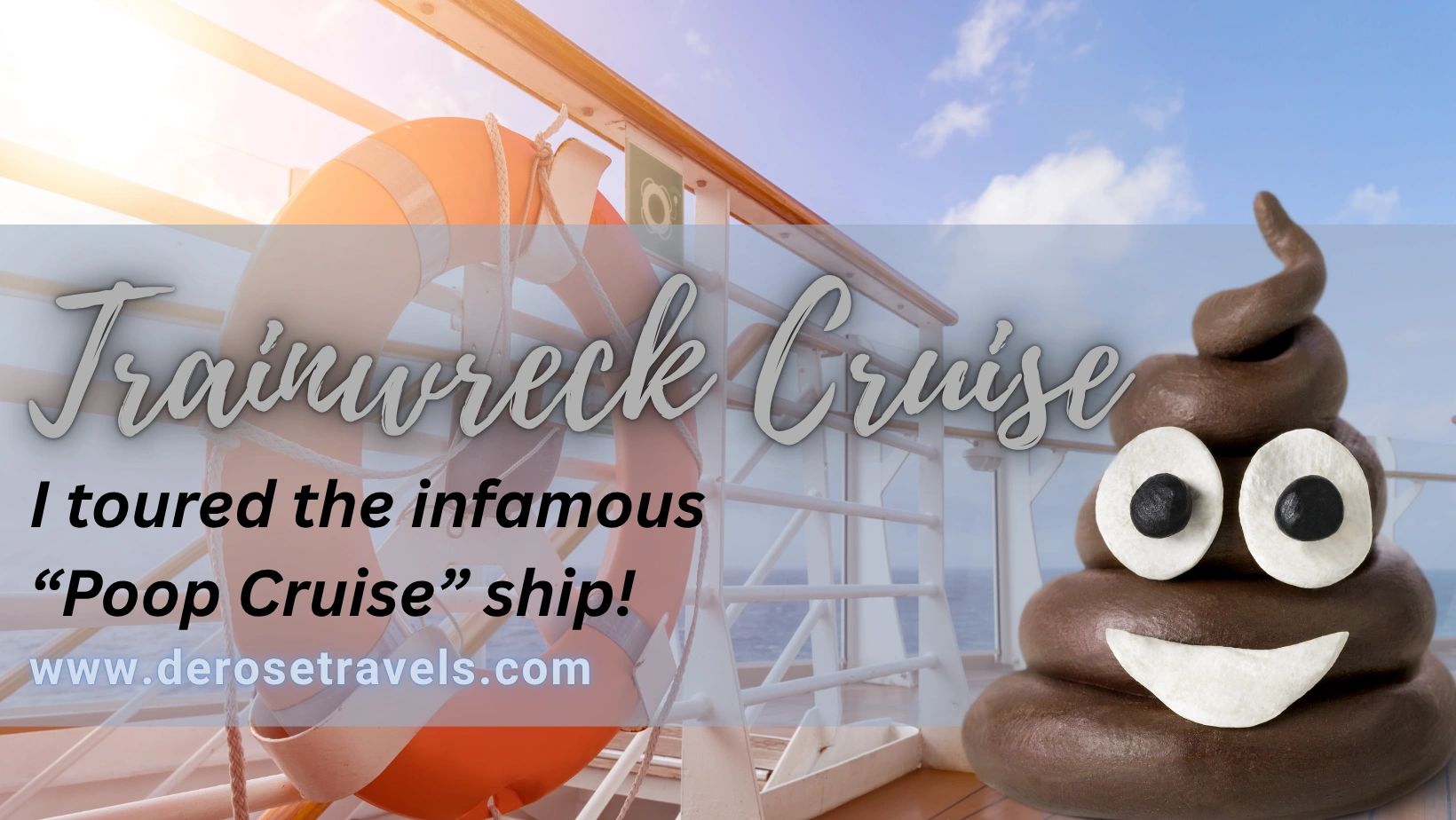 Trainwreck Cruise - I Toured the Poop Cruise Ship!