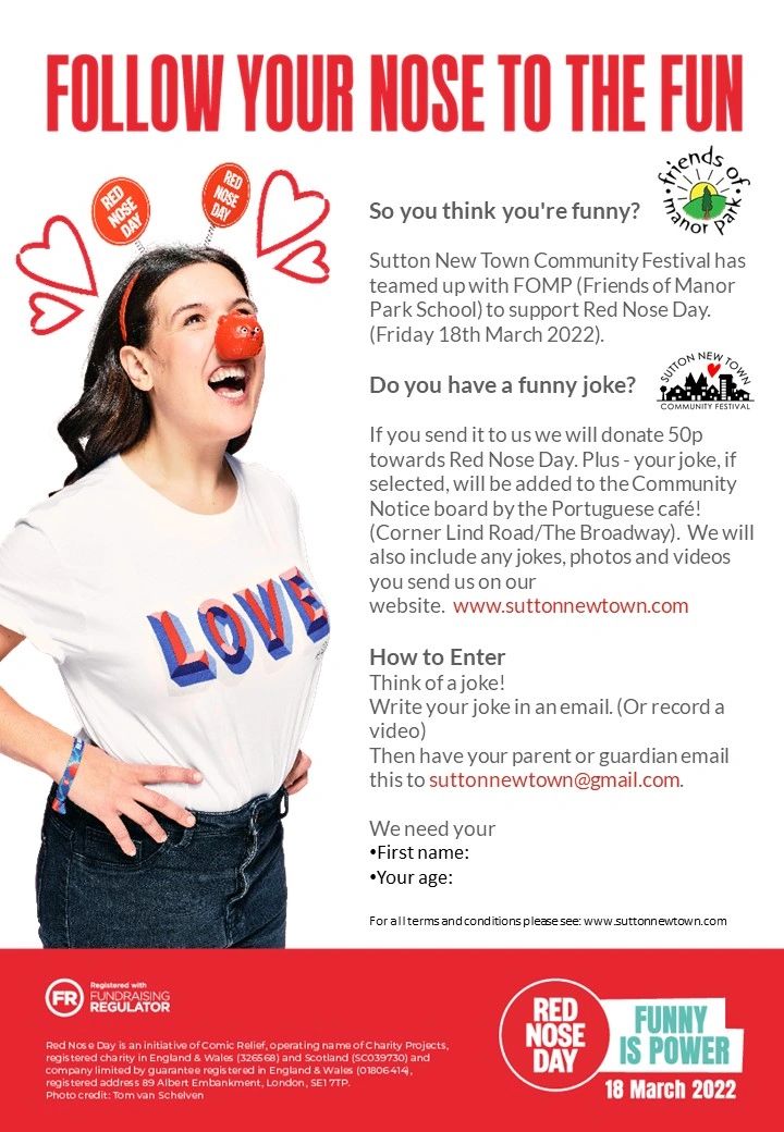 2022 Red Nose Day! Send us your jokes