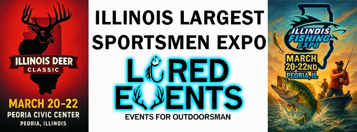 Illinois Deer Classic and Fishing Expo at Peoria Civic Center, March 20-22.