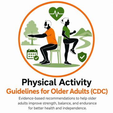Physical activity guidelines for older adults by CDC.