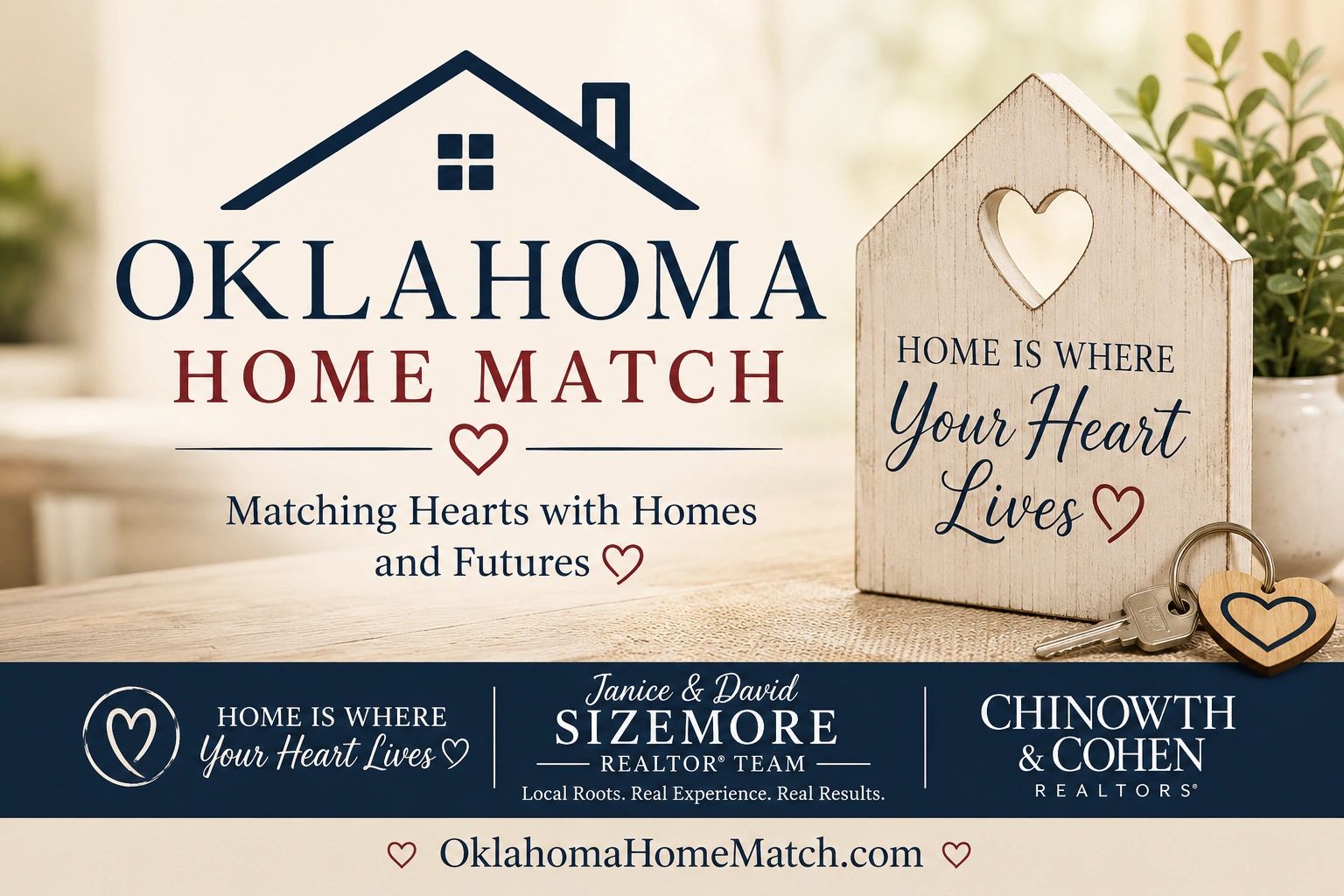 Oklahoma Home Match connects hearts with homes for a perfect future.