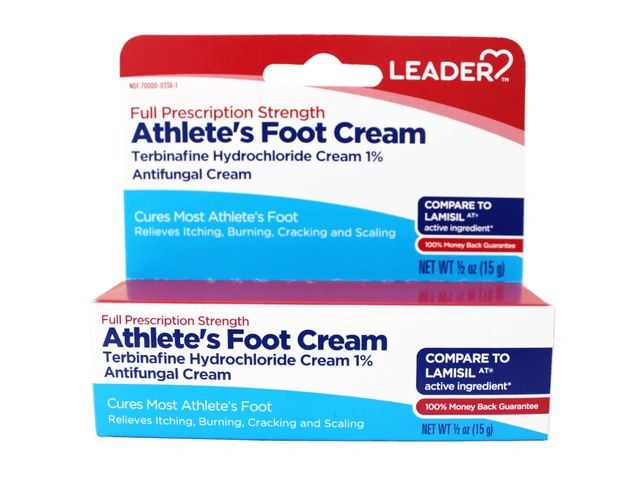 Foot Rash Cream LEADER Athlete's Foot Antifungal Cream, Full Prescription Strength ...