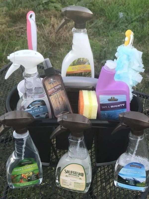 Melaleuca cleaners we use on our jobs. 