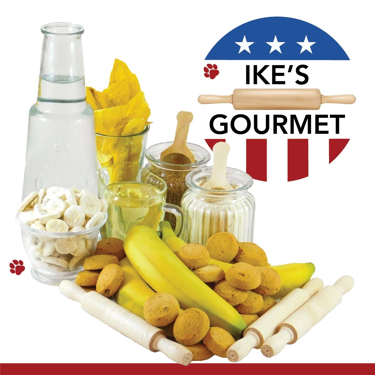 Health Benefits of Ike's Gourmet Banana Bread Dog Treat Cookies