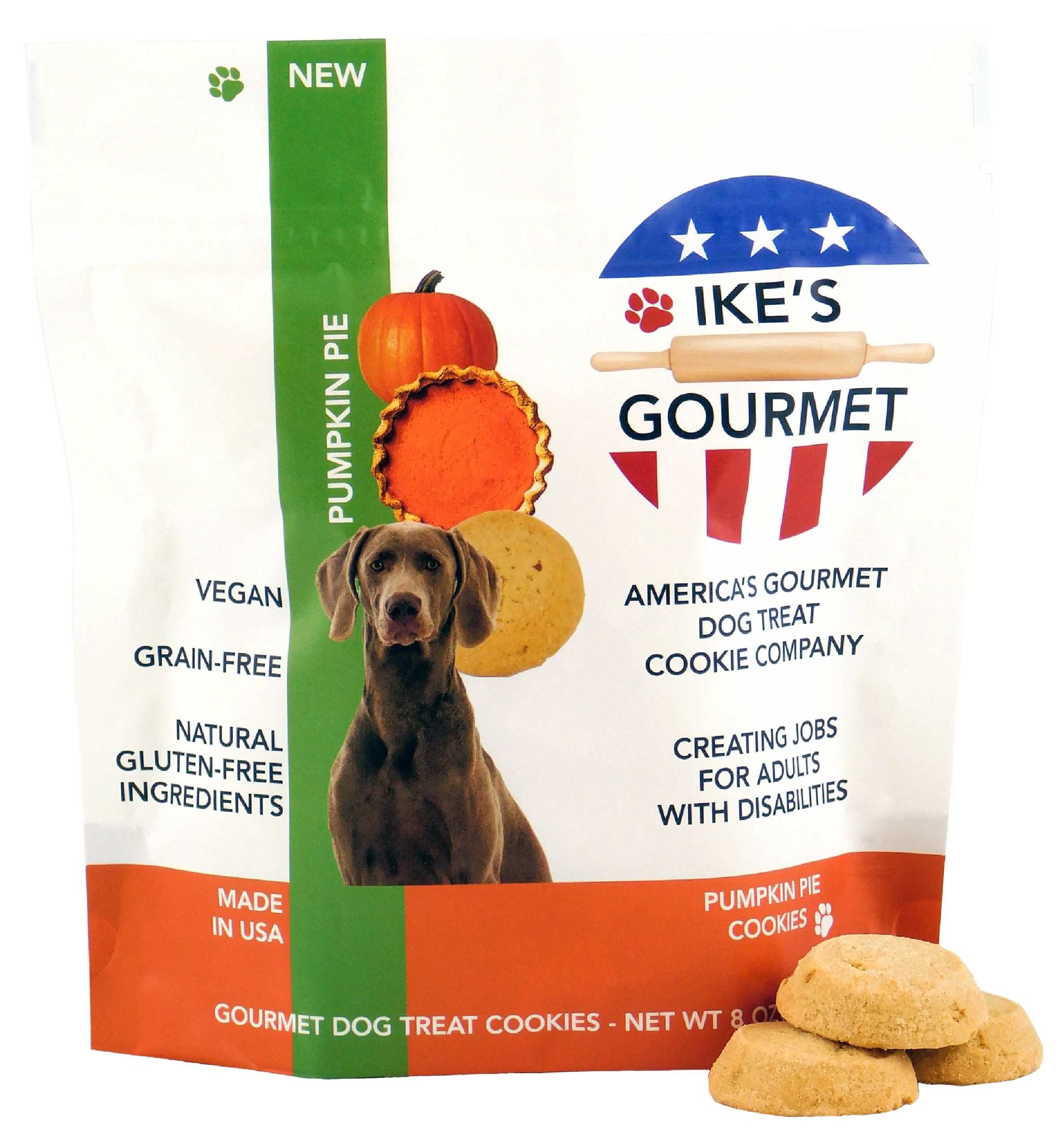 Ike's Gourmet Pumpkin Pie Dog Treat Cookies