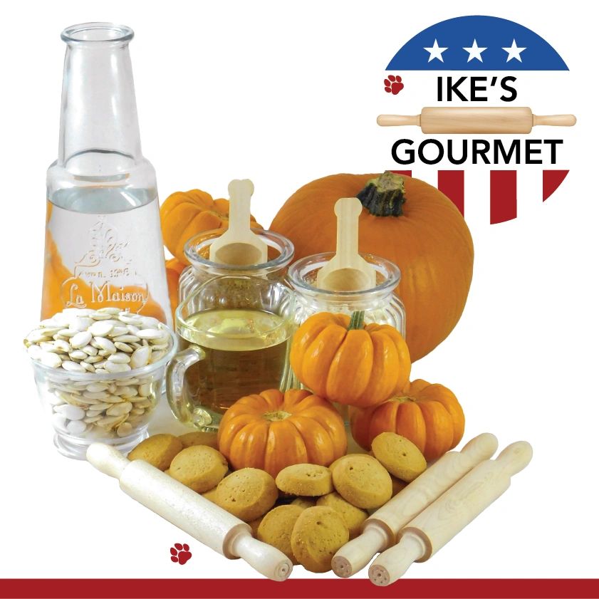 Health Benefits of Ike's Gourmet Pumpkin Pie Dog Treat Cookies