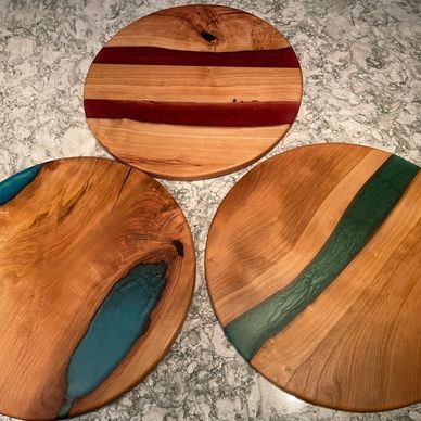 Round Maple Wood Cutting Board - Adirondack Kitchen