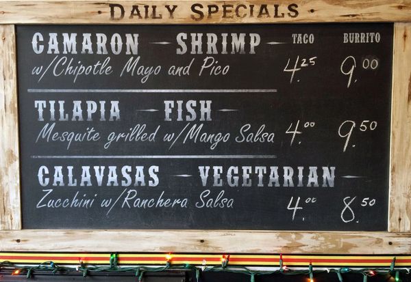 restaurant signage, custom-painted signs