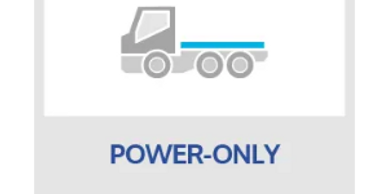 Power only shipments being transported