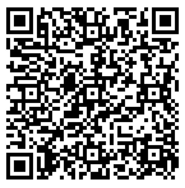 Black and white QR code pattern.