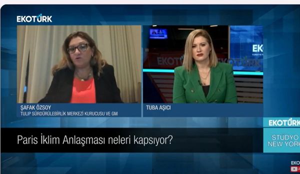 Ekotürk 'de canlı yayında COP 28 Dubai Değerlendirmesini Sn.Şafak Özsoy yapmıştır.