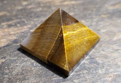 Tiger Eye Pyramid