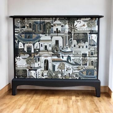 Contemporary style coupled with great British design! Stag Minstrel Mid Century drawers, handpaint