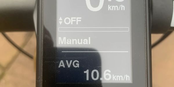 Electric bike control panel