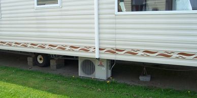 Mobile home heating and cooling in Wye Valley