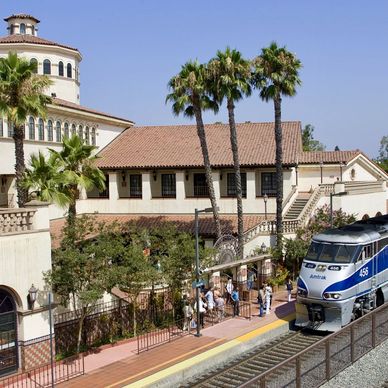 Santa Ana Train Station Pacific Surfline and Metrolink