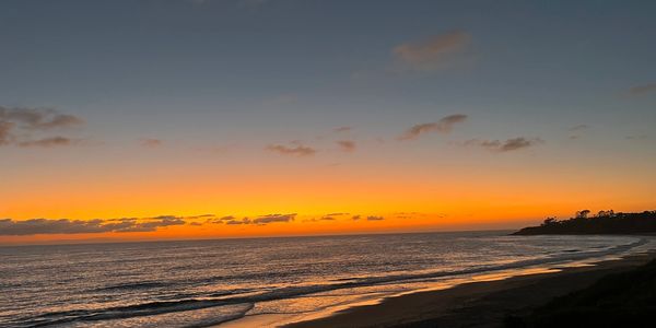 Sunset view at Salt Creek beach, Salt Creek trail, Dana Point, Orange County beaches, 