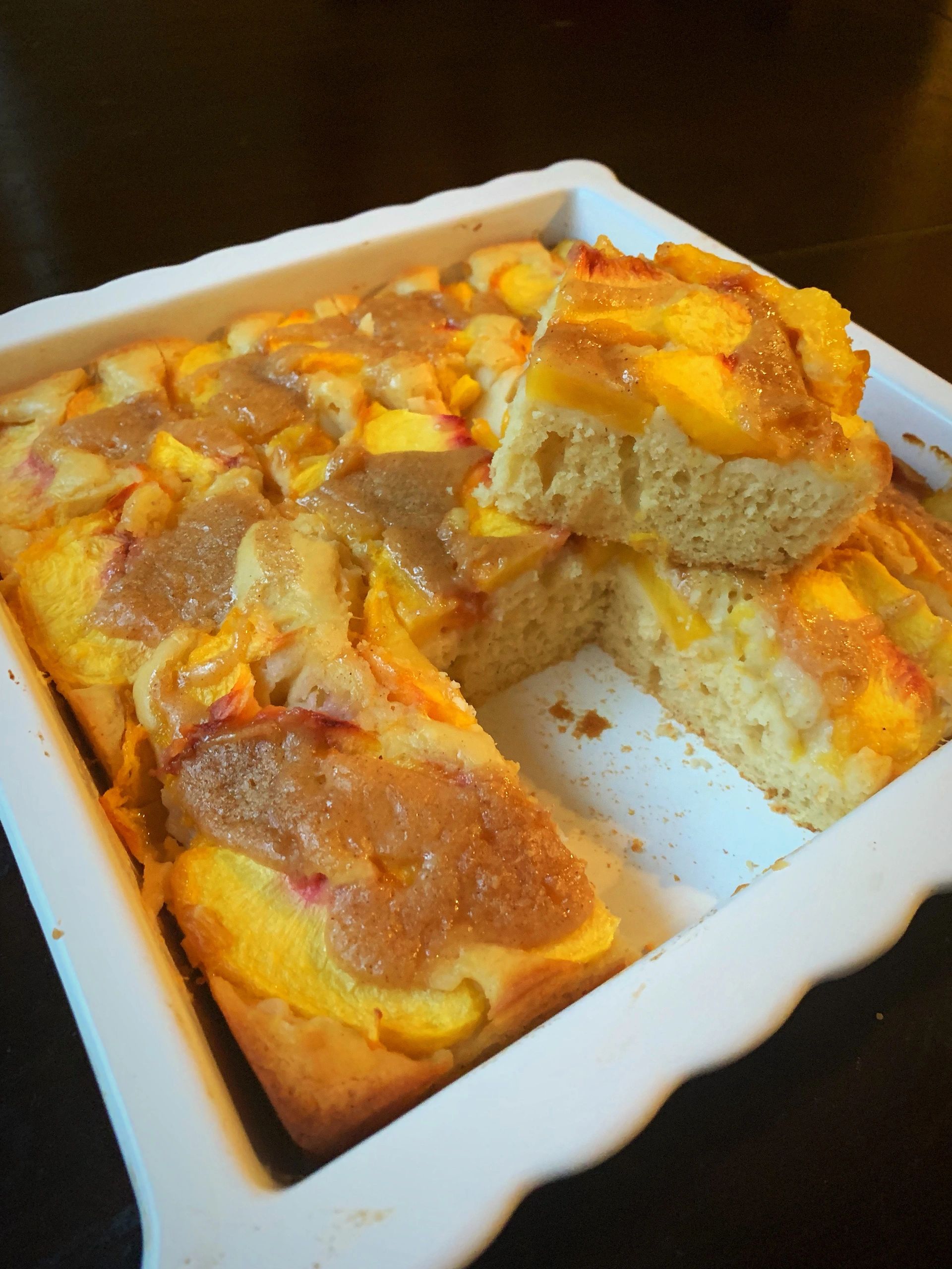 Buttermilk Peach Cake