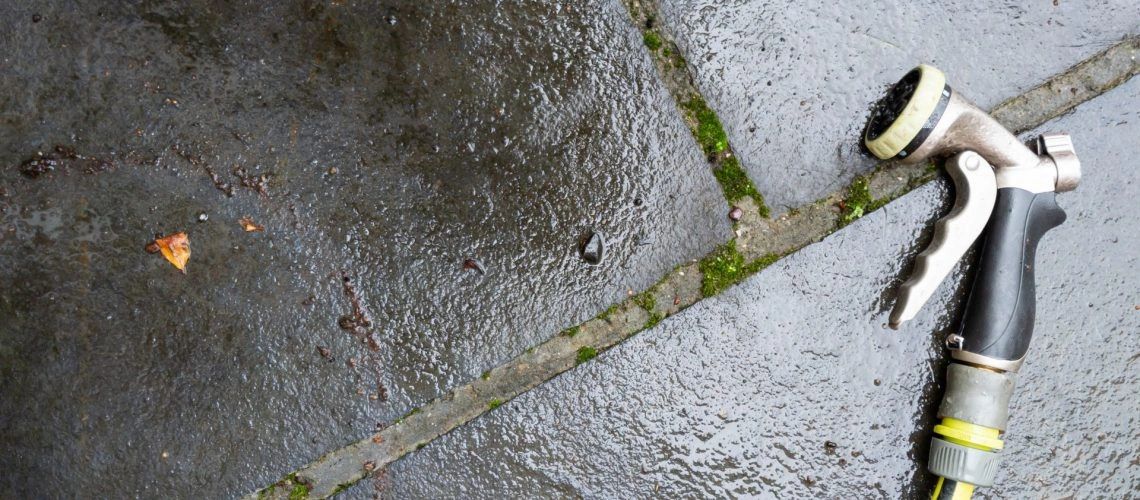 How to clean a bluestone patio for the homeowner