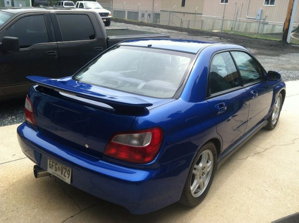 color change on a WRX