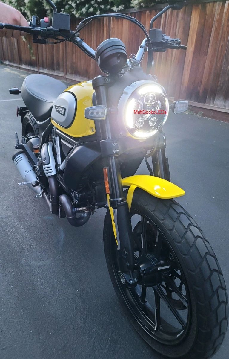 ducati scrambler headlight fairing