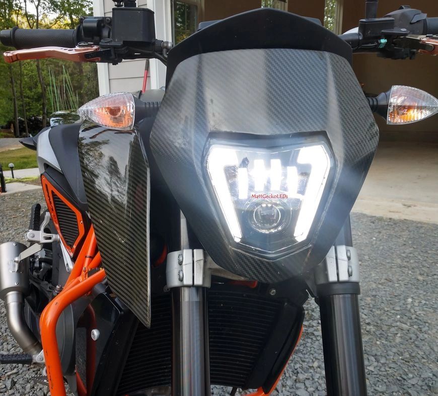 Motorcycle Led Headlight for 2012-2019 KTM Duke 690 Dirt Bike