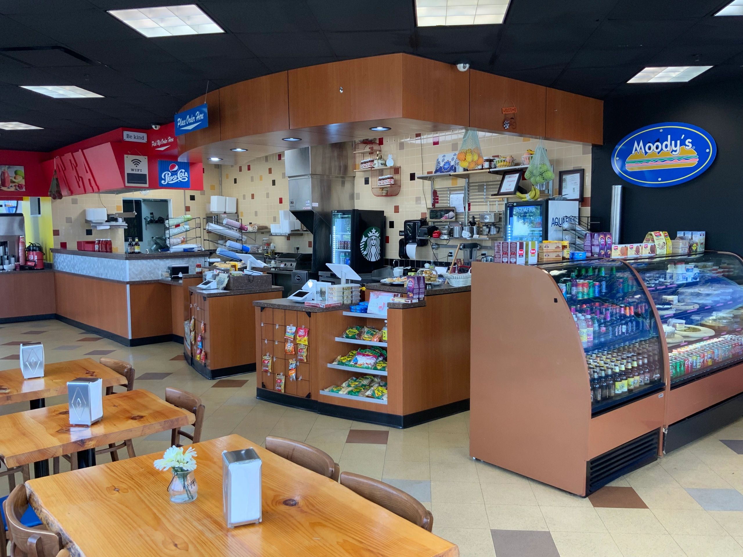 Menu Moodys Subs+ Sweets