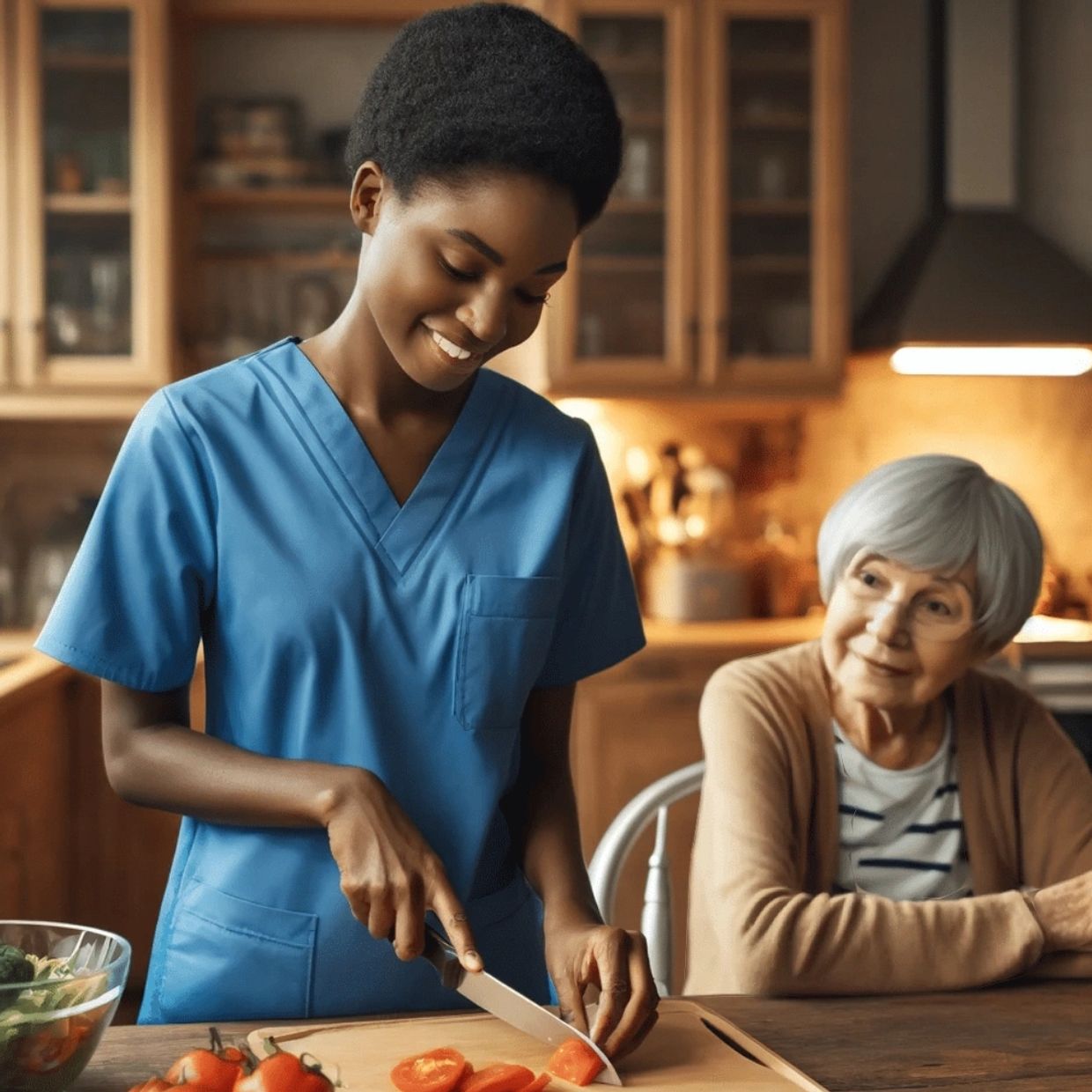 Cooking services for our patients.