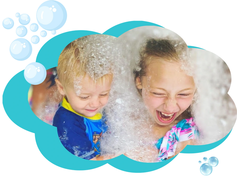 Foam parties in Charlotte are great for birthday parties, schools, camps and community events.