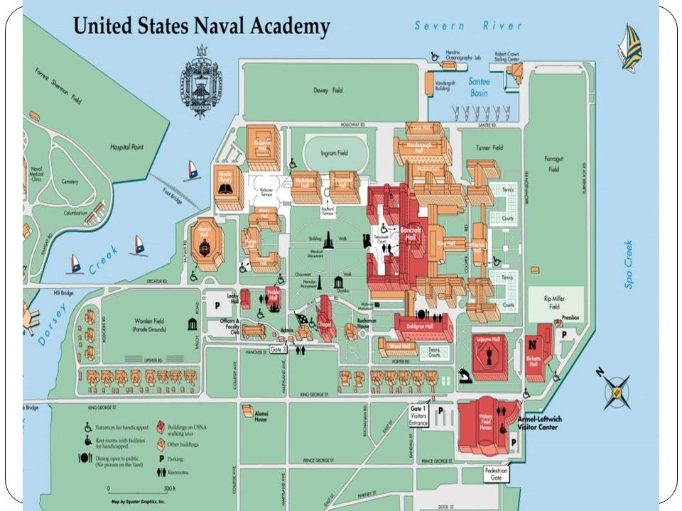 usna campus map