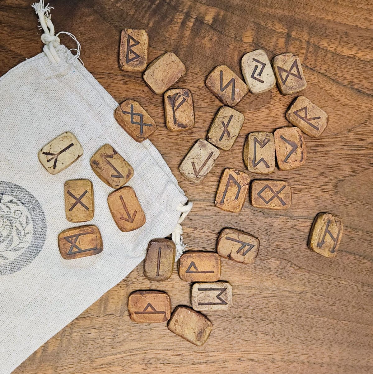 Handmade Runescape Runes Handmade Ceramic Rune Stones