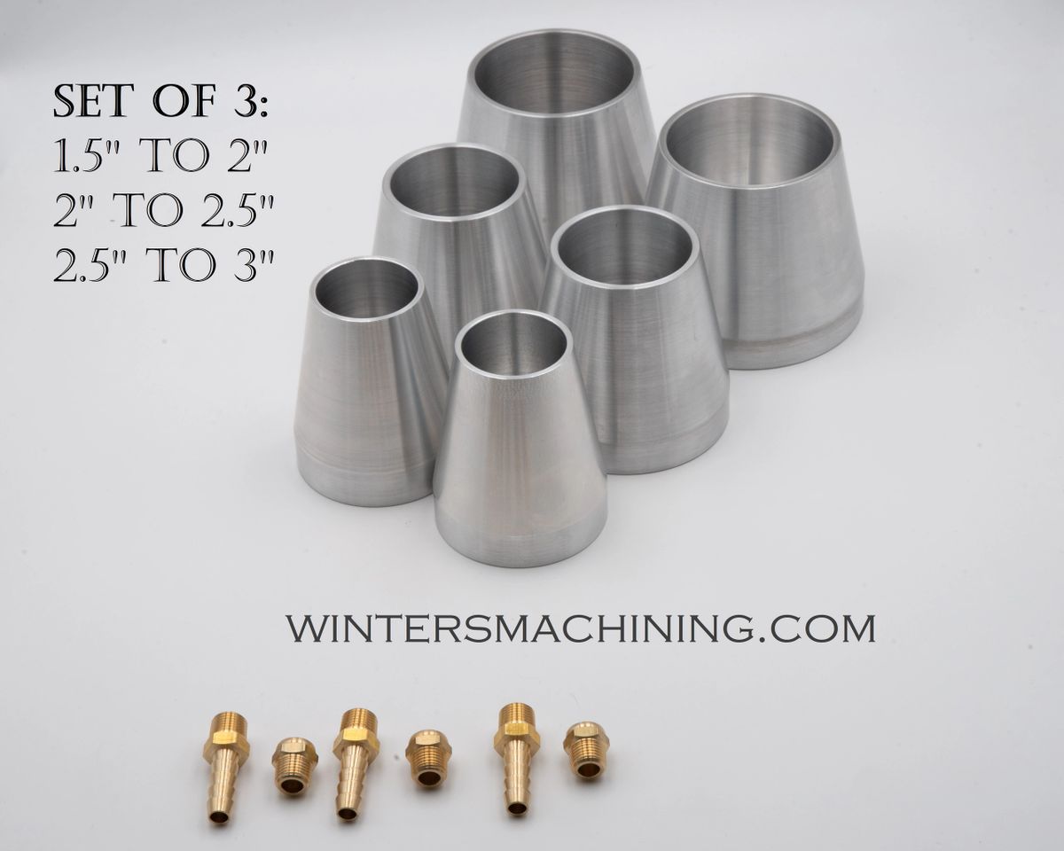 TIG Welding Purge Plug Set of 3