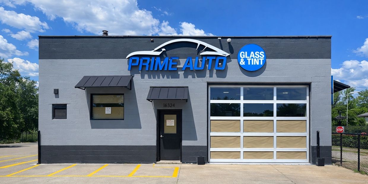 Prime Auto Glass and Tint location in Harvey Illinois for windshield replacement