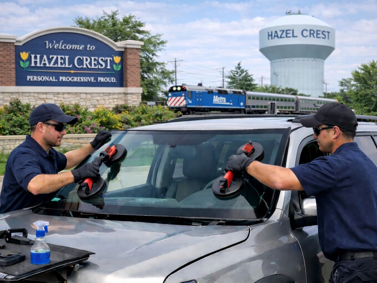 Windshield replacement in Hazel Crest