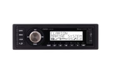 Clarion M508 Marine Single DIN AM/FM/WB/USB/SXM Ready/ Bluetooth Mechless Receiver
