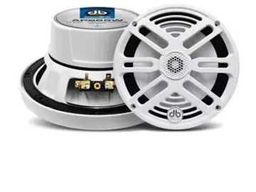 DB Drive Marine Speakers (6.5" - 90W Nominal - White - Pair)