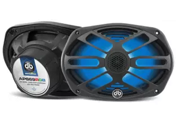 DB Drive APS69RGB Marine RGB Speakers (6" x 9" - 155W Nominal - Black - Pair)
