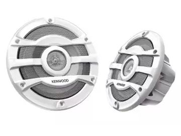 Kenwood KFC-2053MRW Marine / Powersports Speakers (8" - 100W RMS - 2-Way - White - Pair)
